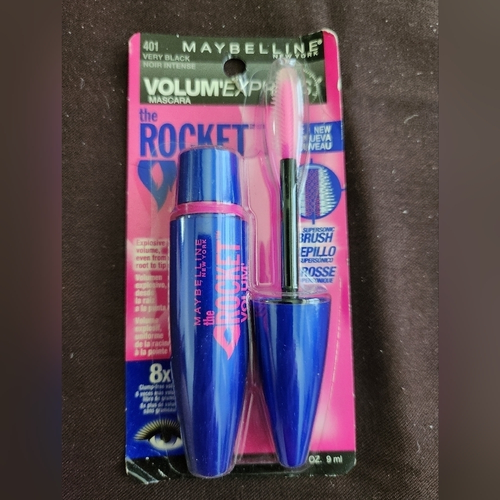 New Maybelline New York Volum'e Express The Rocket, Very Black